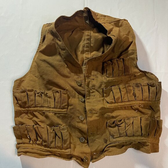 Men's Outdoor Utility Vest in Brown - Picture 1 of 4